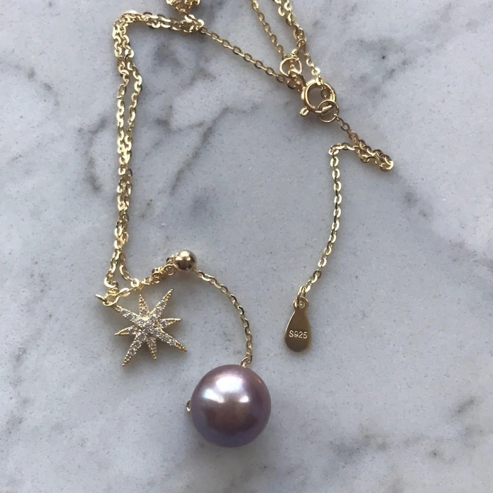 Custom Made 11mm Genuine Pearl Necklace